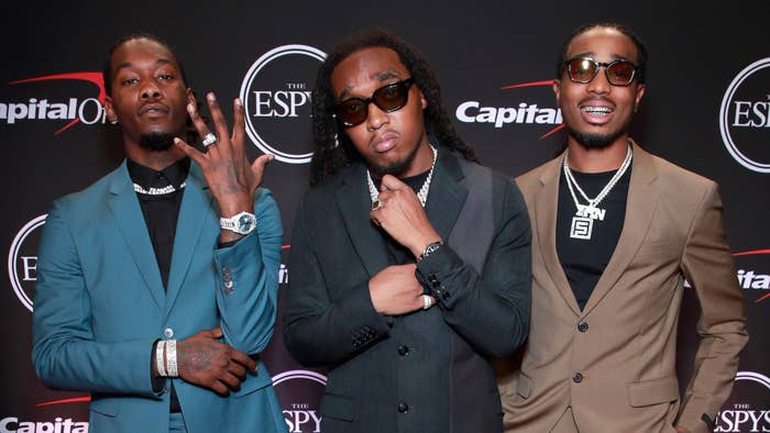 Offset, Takeoff and Quavo of Migos