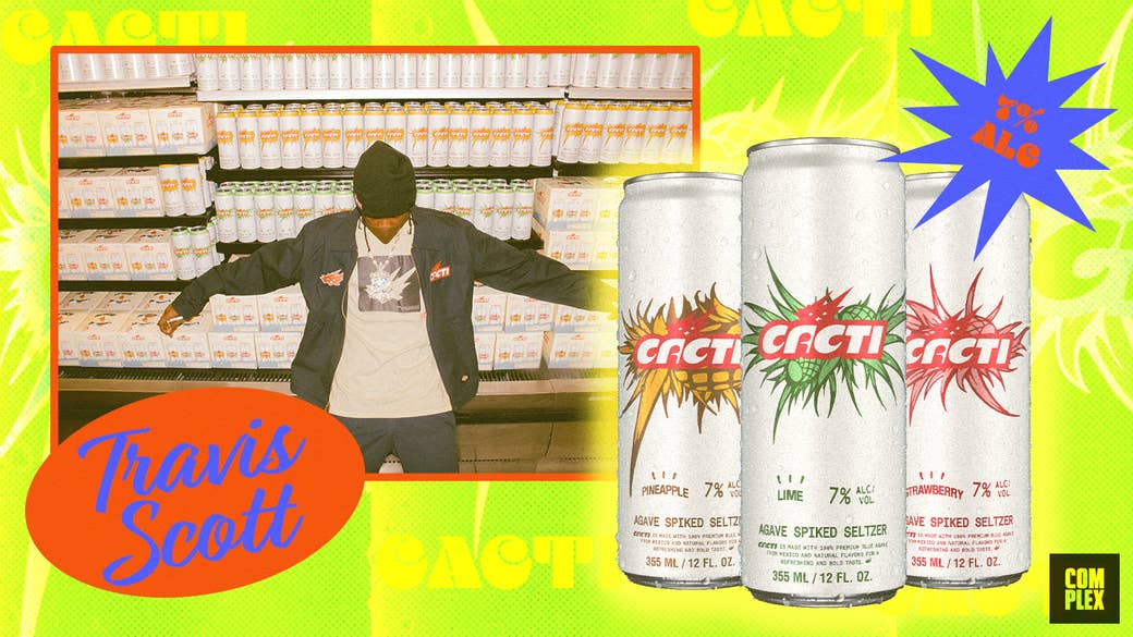 Travis Scott Cacti Celebrity Liquor Brands