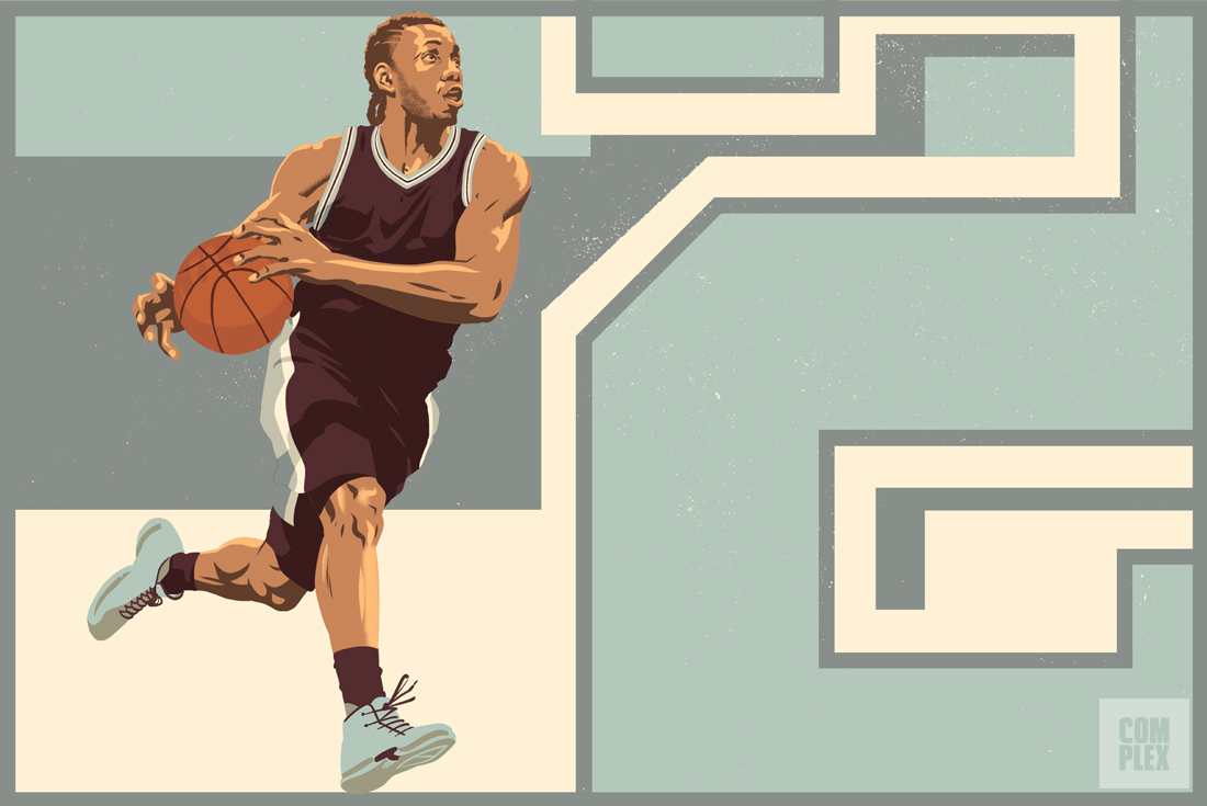 Kawhi Leonard NBA MVP Race Longcroft Illustration 2017