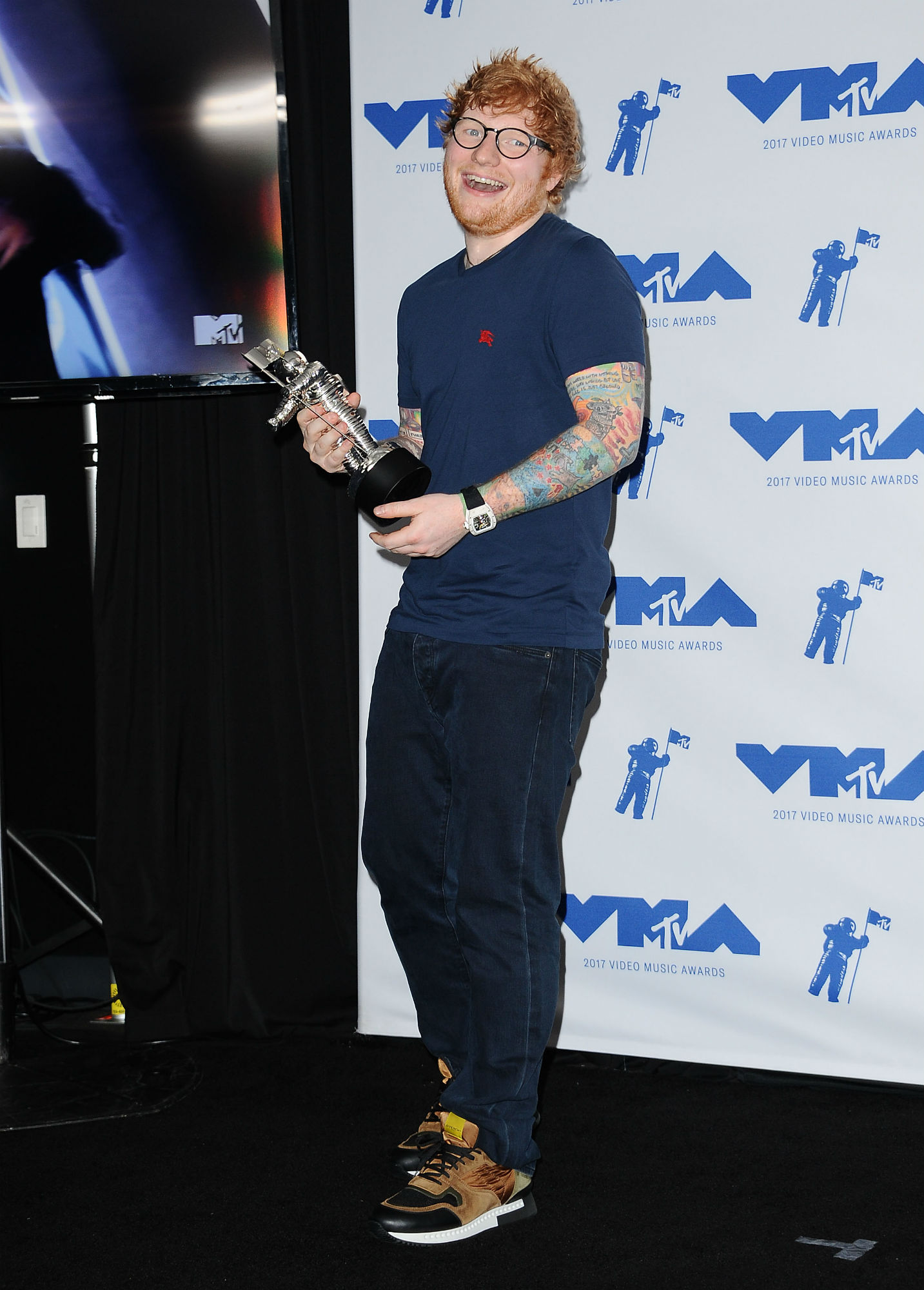 Ed Sheeran Givenchy Runner Brown Suede