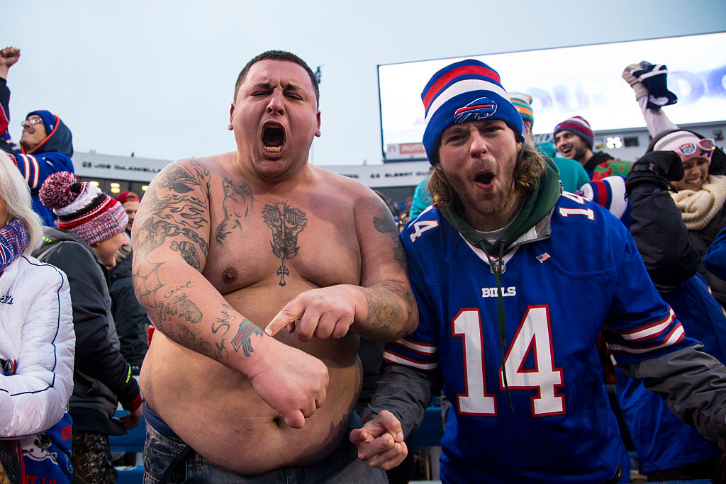 Buffalo Bills Fans Tattoos 2016 Getty