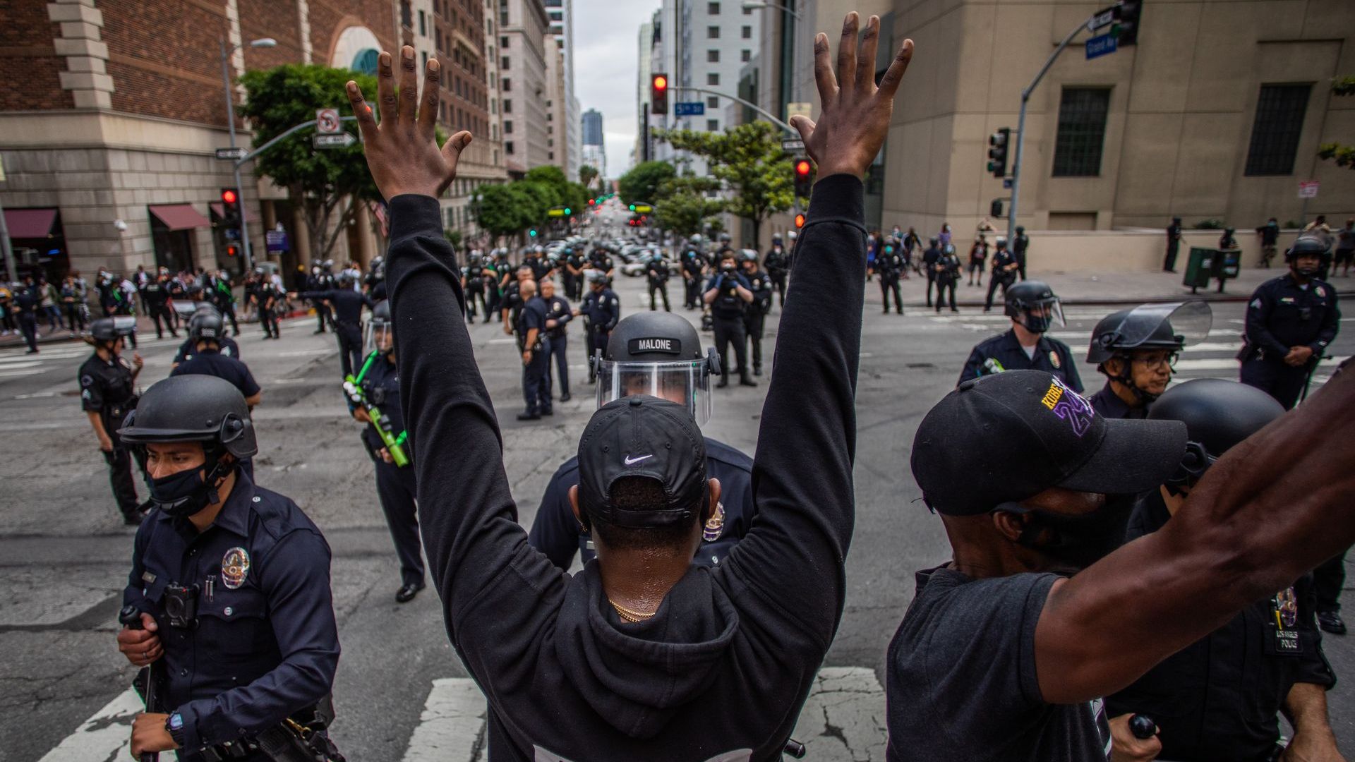 la protests