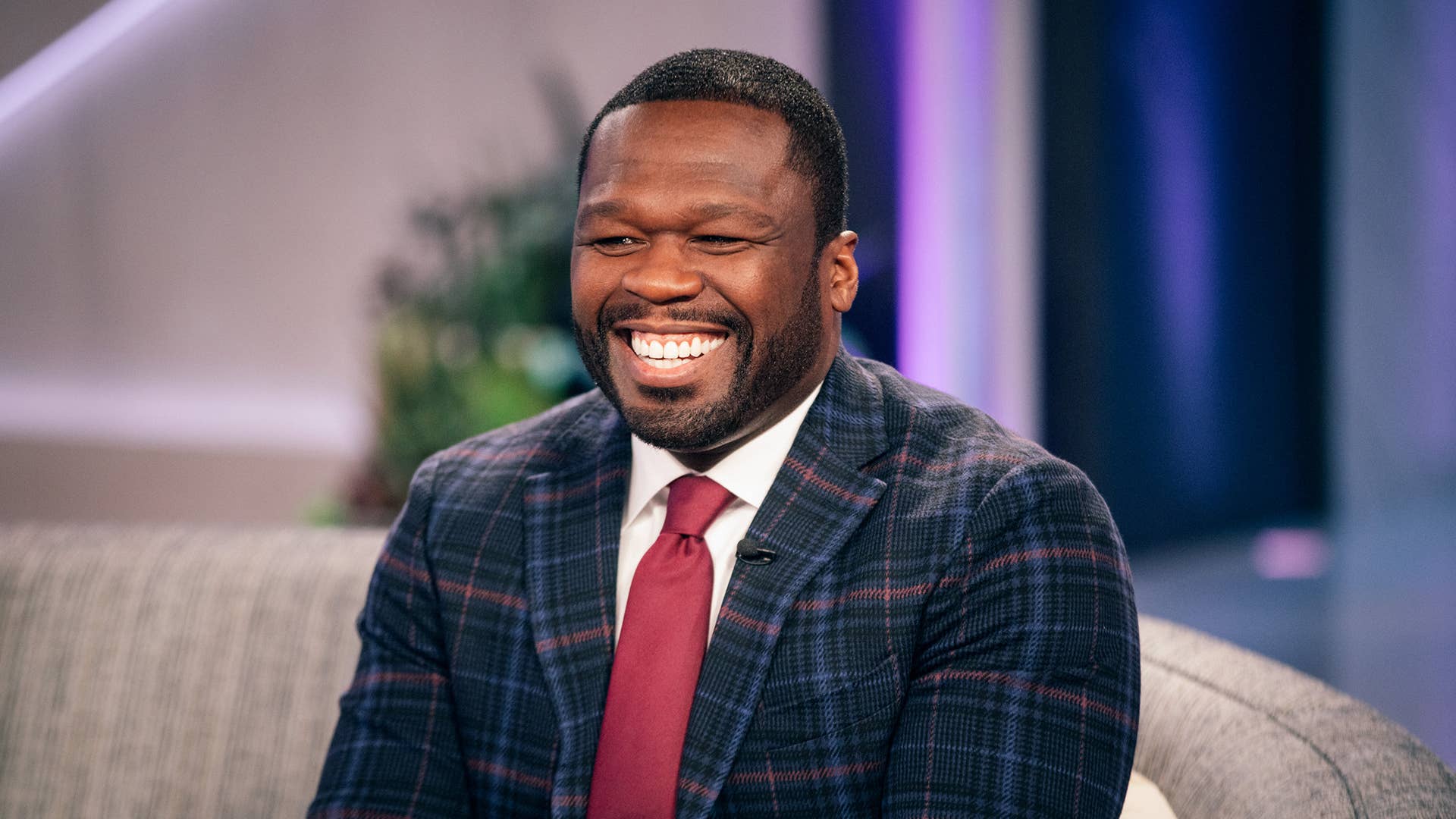 50 Cent on an episode of 'The Kelly Clarkson' show.