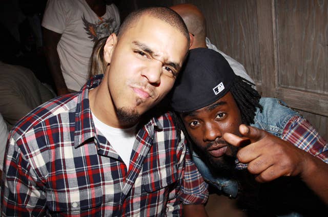 J. Cole and Wale at 2010 Grey Goose Entertainment &amp; BET&#x27;s &#x27;Rising Icons&#x27; Series