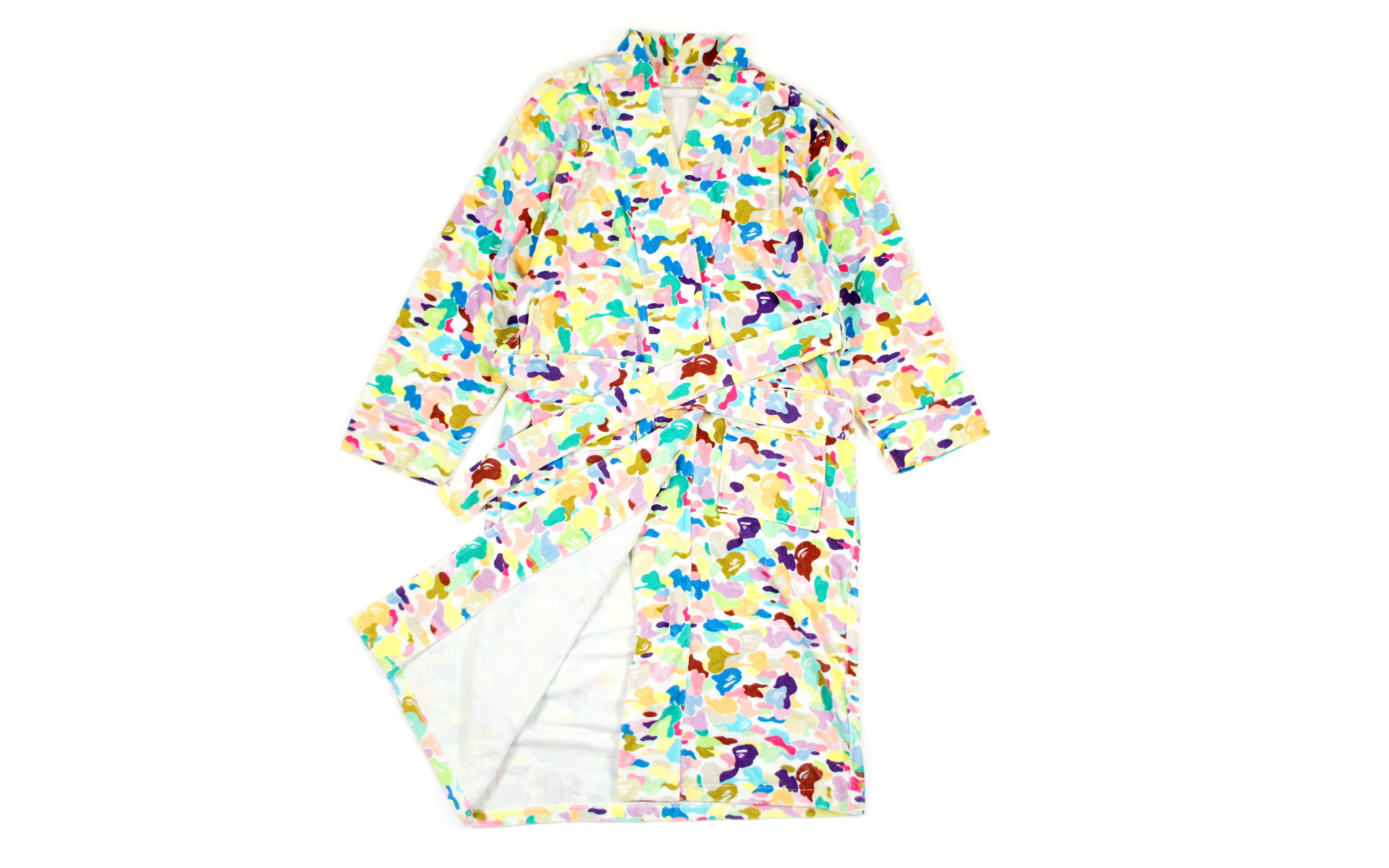 Bape Multi Color Terry Cloth Robe