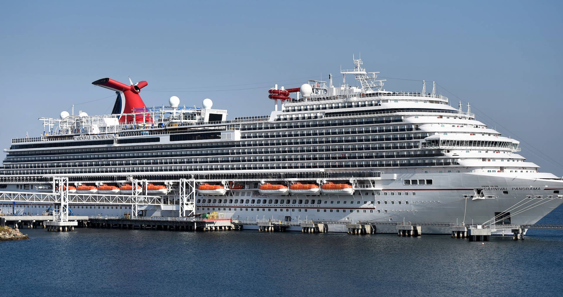 Carnival Cruise ship as seen in central Florida