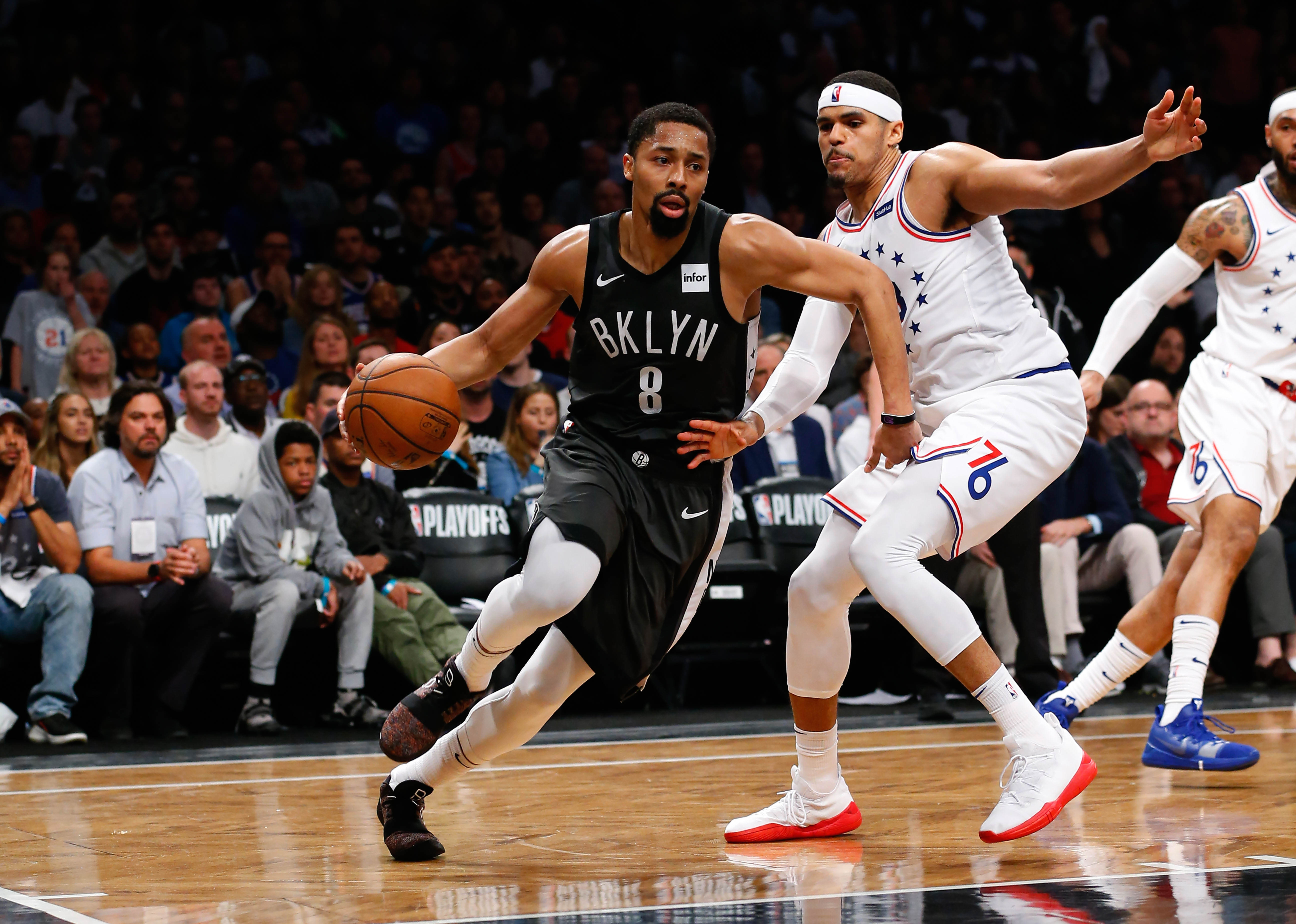 Spencer Dinwiddie Nets Sixers 2019 Playoffs