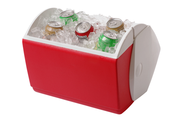 life hacks frozen cooler in car