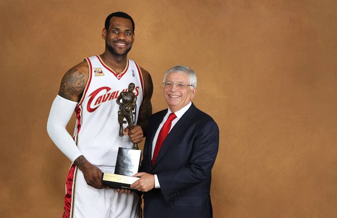 LeBron James, David Stern