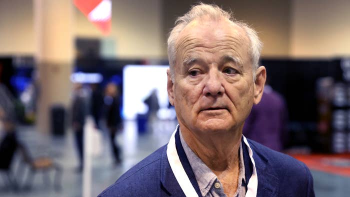 Bill Murray at the Berkshire Hathaway annual shareholder's meeting.