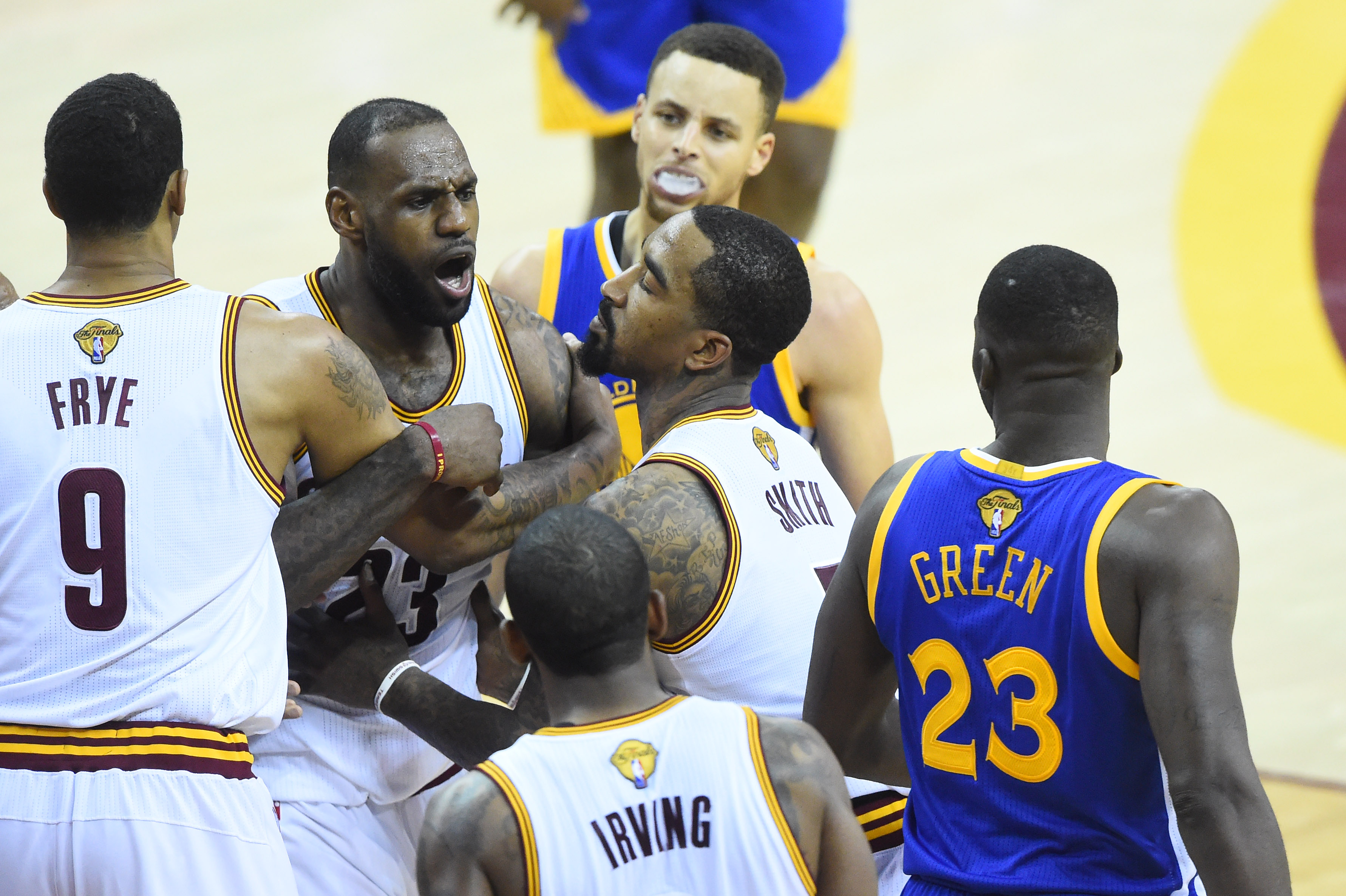 LeBron James Draymond Green Game 4 NBA Finals 2016