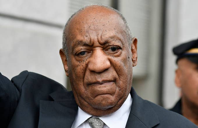 Bill Cosby reacts after mistrial in the aggravated indecent assault trial.