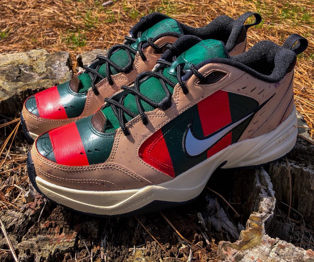 The Nike Air Monarch Louis Vuitton Custom Is The Ultimate Hypebeast Dad  Shoe •