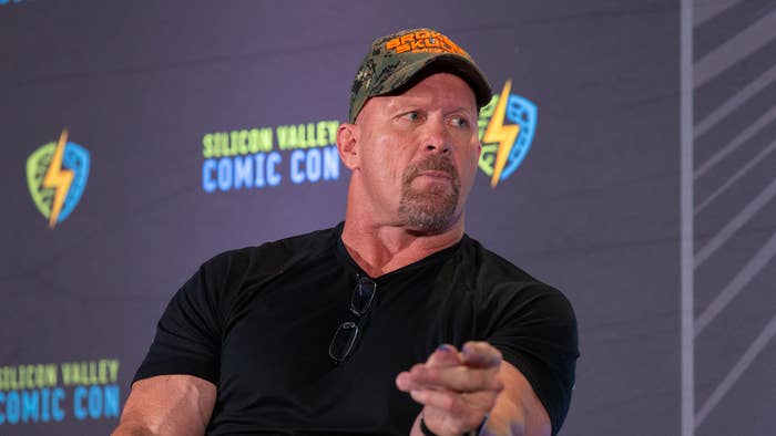 Actor and WWE personality &quot;Stone Cold&quot; Steve Austin