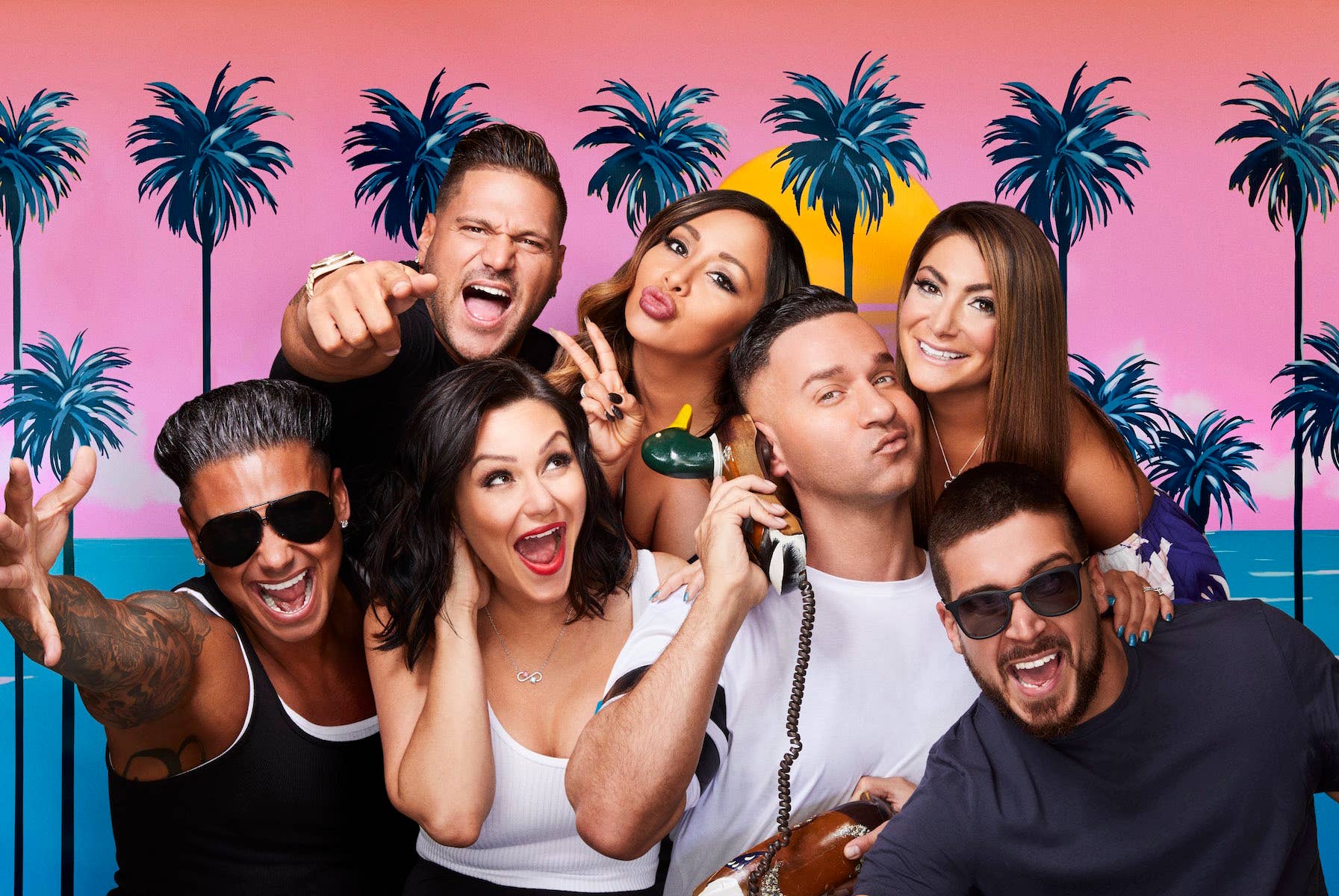 The cast of 'Jersey Shore Family Vacation'