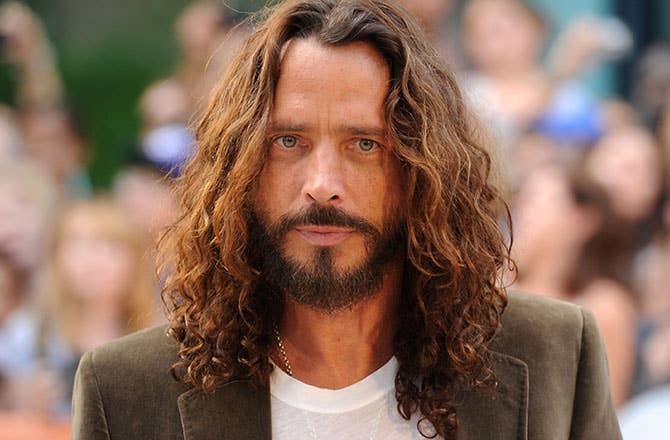 This is a photo of Chris Cornell.