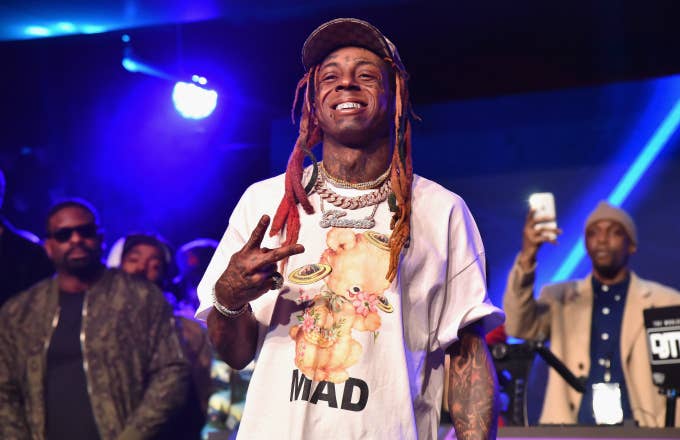 Lil Wayne performs at Sports Illustrated Saturday Night Lights