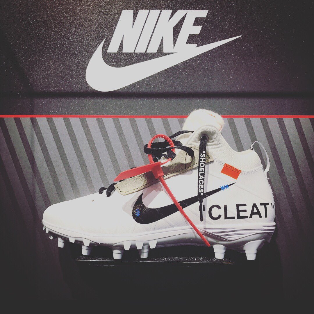 Off white cleats store football