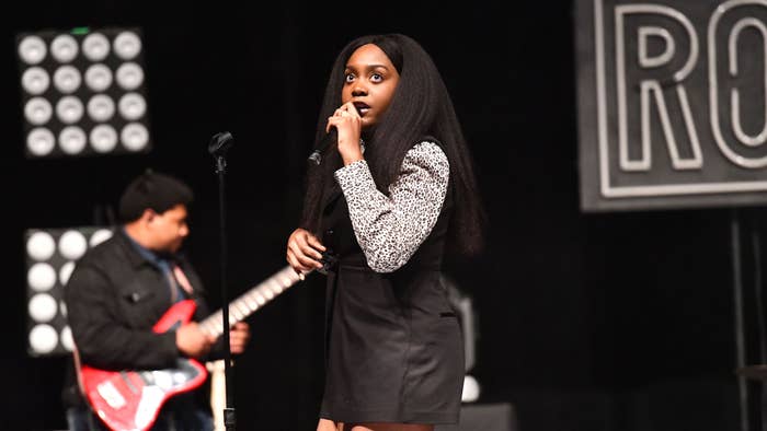 Singer Noname performs onstage during the &#x27;Room 25&#x27; tour
