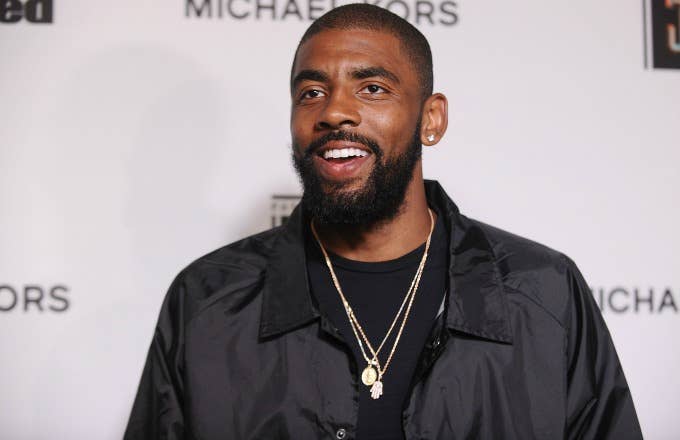 Kyrie Irving at a Sports Illustrated event.