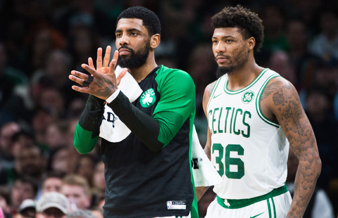 Marcus smart hot sale on kyrie