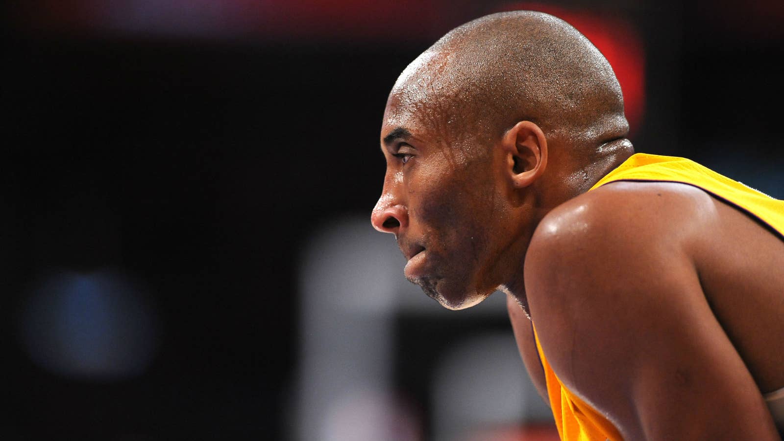 Kobe Bryant of the Los Angeles Lakers bites his jersey during a game  News Photo - Getty Images