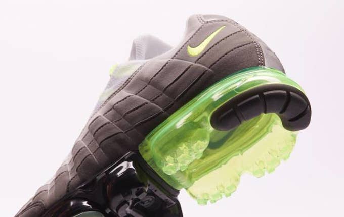 Nike VaporMax 95 Neon Release Date Heel