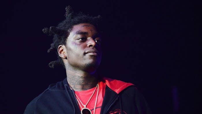 Kodak Black performs during the Nick Cannon&#x27;s Wild N Out Tour