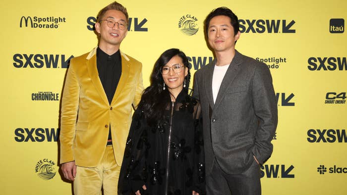 Beef cast and creator are seen on the SXSW carpet