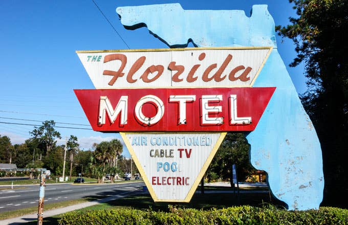 Florida motel sign