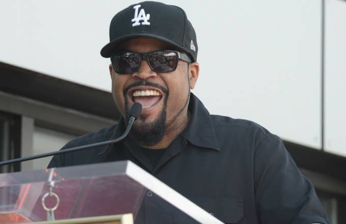 Ice Cube laughs.