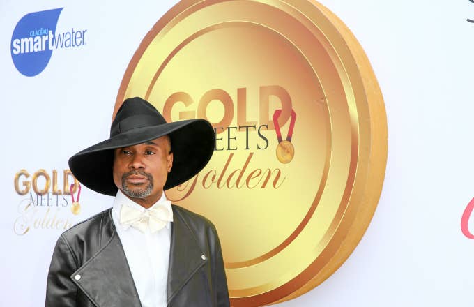 Billy Porter attends the 6th annual Gold Meets Golden party