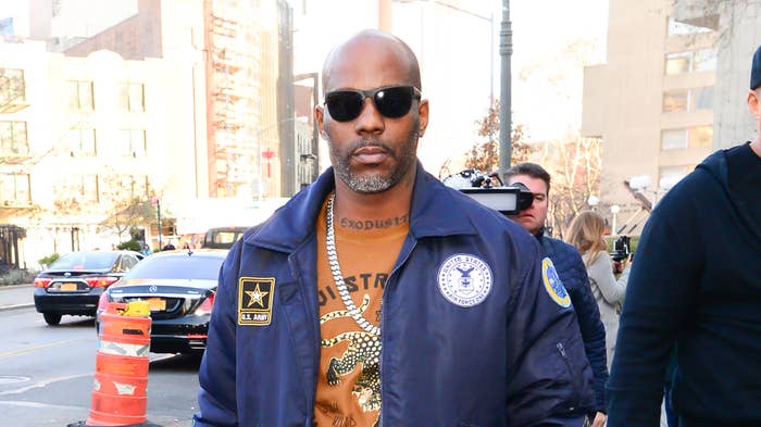 Rapper DMX arrived at United States Court House