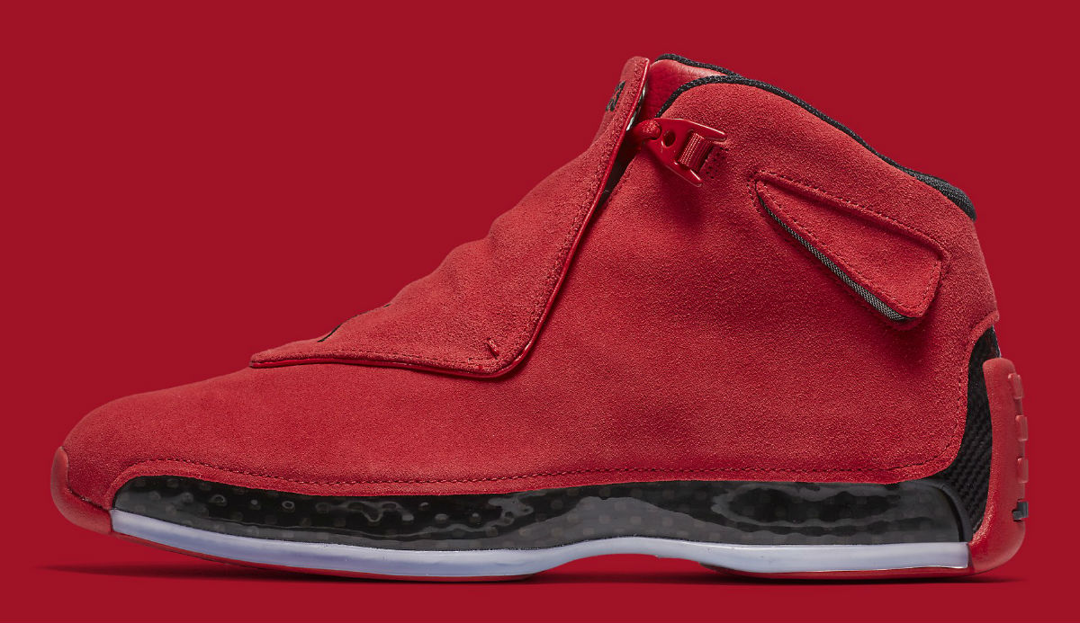 Air Jordan 18 XVIII Toro Gym Red Release Date AA2494 601 Profile