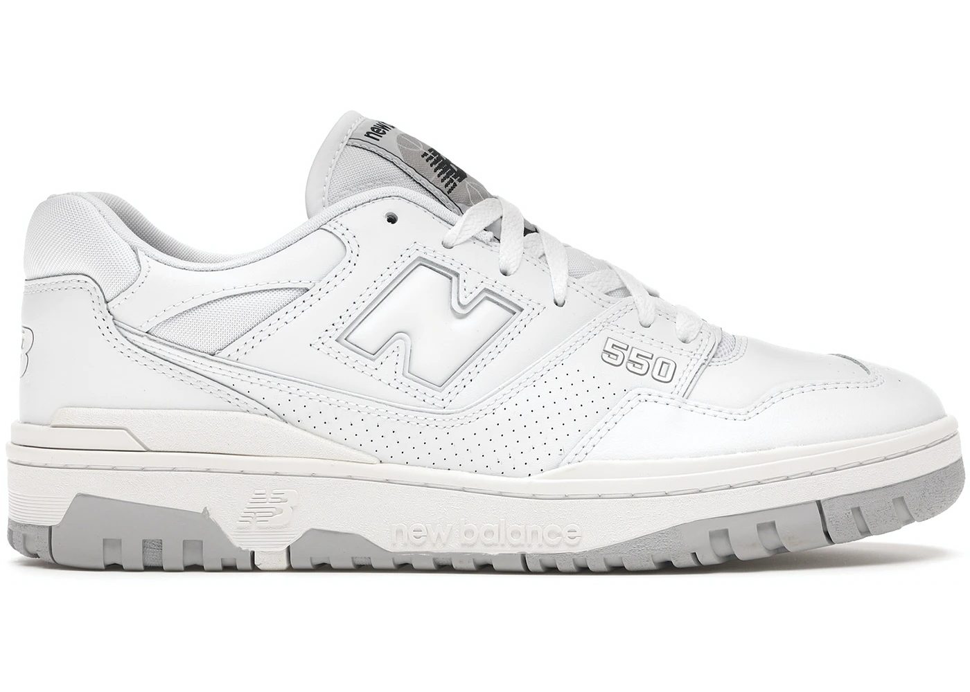 new balance white grey 550 collection lead