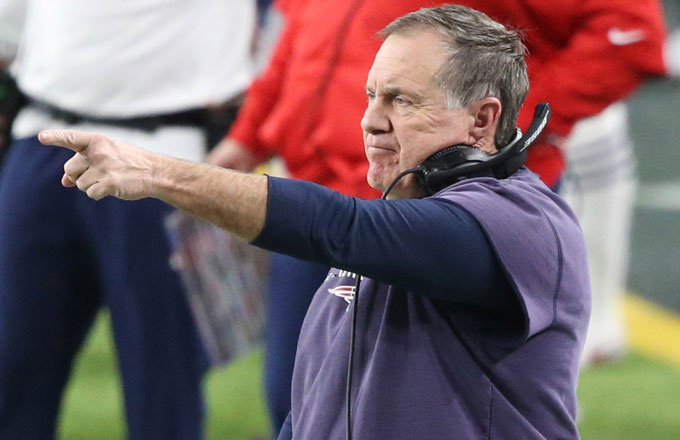 Patriots coach Bill Belichick