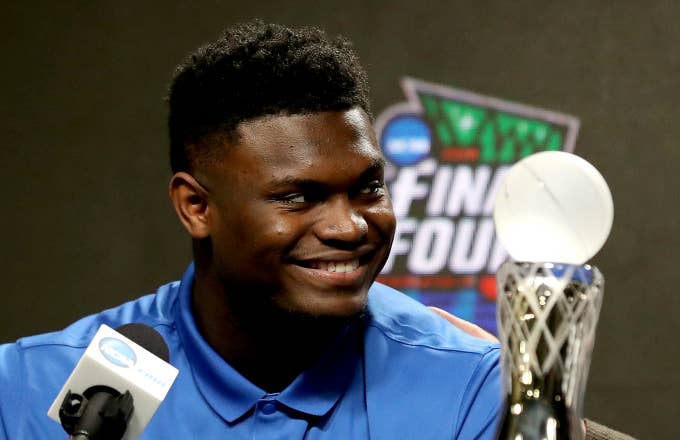 Zion Williamson of the Duke Blue Devils