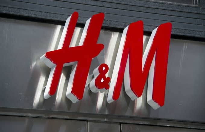 H&amp;M sign.