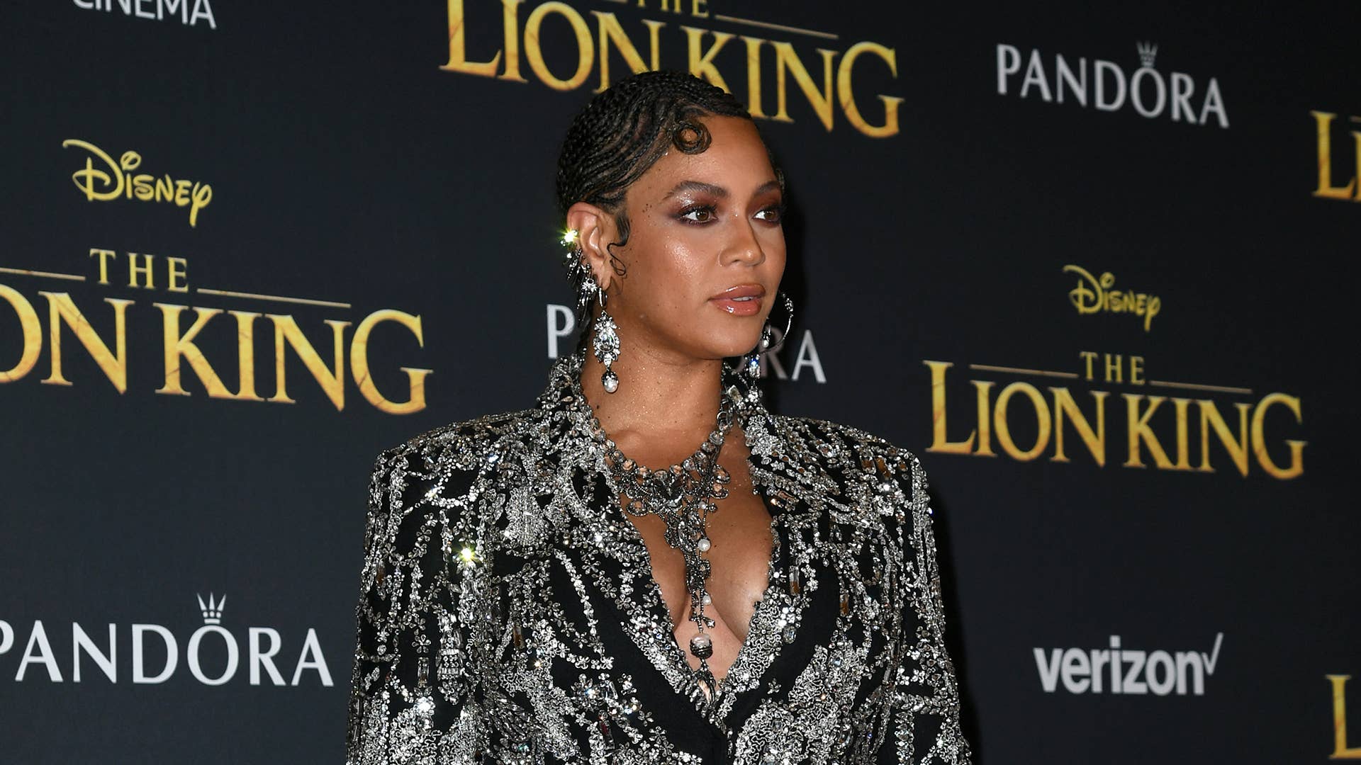 Beyoncé attends the premiere of Disney's "The Lion King" at Dolby Theatre on July 09, 2019