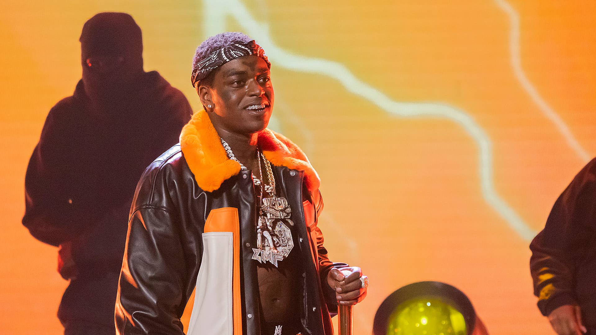 Kodak Black performs onstage during the BET Hip Hop Awards 2022