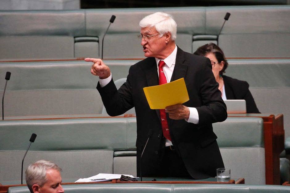 Mr Katter has used the boomerang to call for legislation protecting Indigenous artists