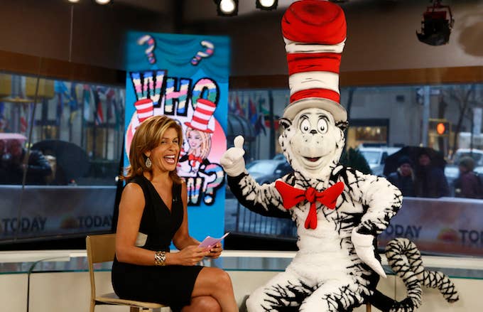 Hoda Kotb and the Cat In The Hat