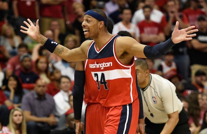 Video: Paul Pierce buzzer beater gives Wizards win over Hawks