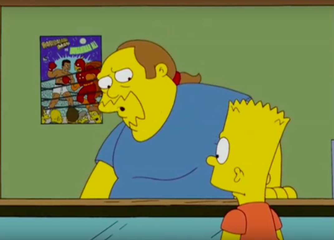 best simpsons characters comic book guy