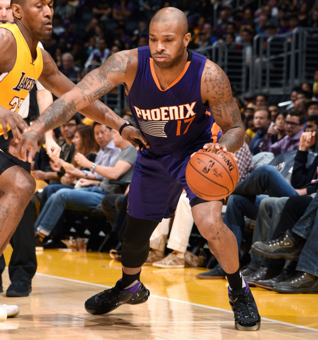 PJ Tucker @pjtucker wearing Kobe 3 PE Louis Vuitton Concept