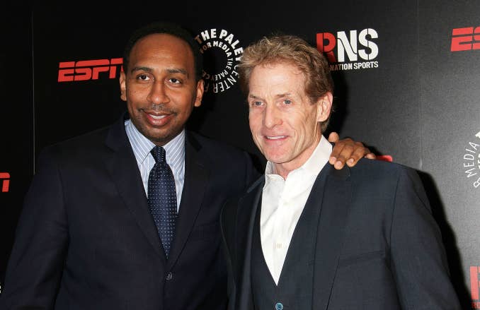 Stephen A. Smith and Skip Bayless