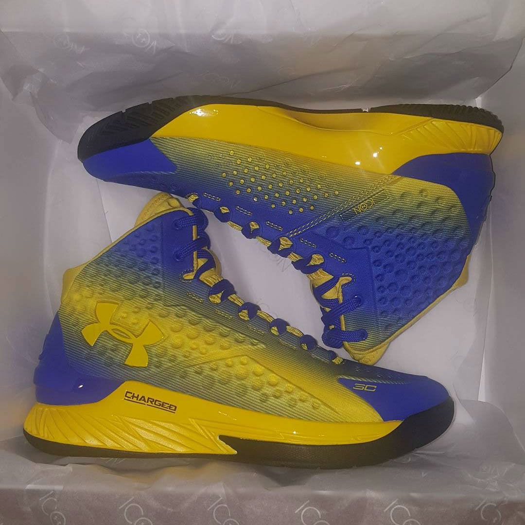 Under Armour Icon Curry 1 Designs Warriors Gradient