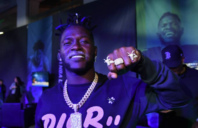 Antonio Brown attends Bud Light Super Bowl Music Fest