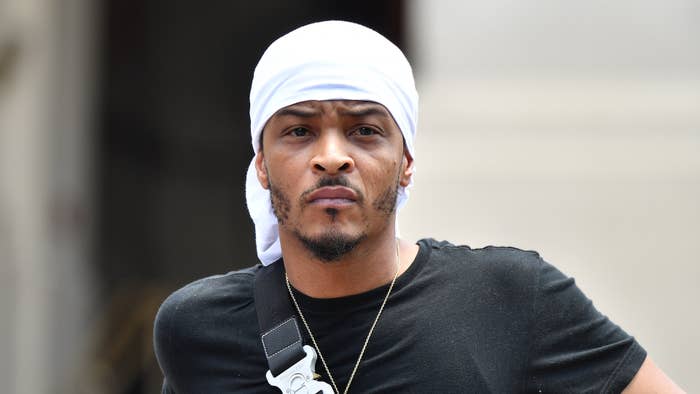 T.I. attends the Justice For Kendrick Johnson Rally