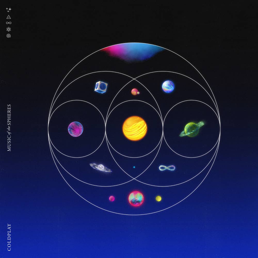 Coldplay 'Music of the Spheres' album cover